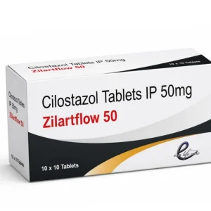 Cilostazol Tablet IP 50mg Zilartflow 50